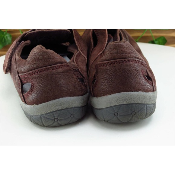 Clarks Size 8 M Brown Fashion Sneakers Shoes Leather Women - Picture 5 of 8